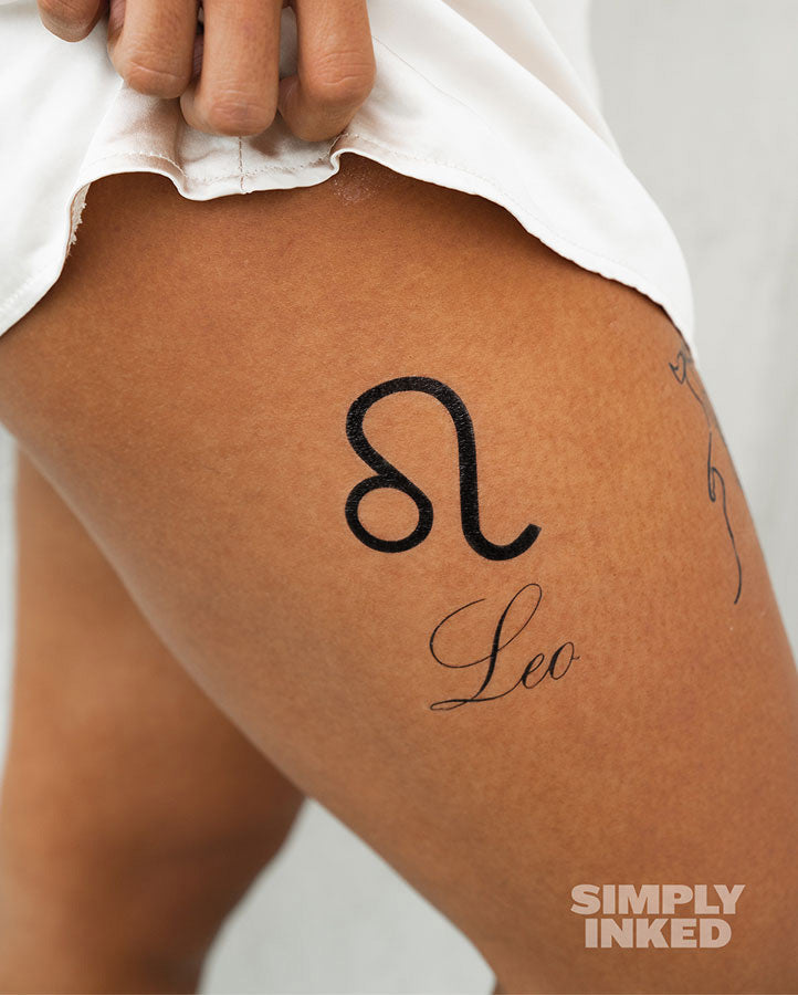 Leo Astrology Tattoo
