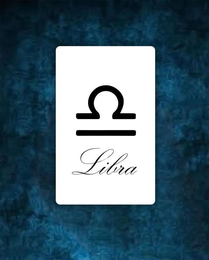 Libra Astrology Tattoo - Semi Permanent