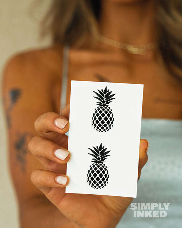 Pineapple Tattoo - Semi Permanent