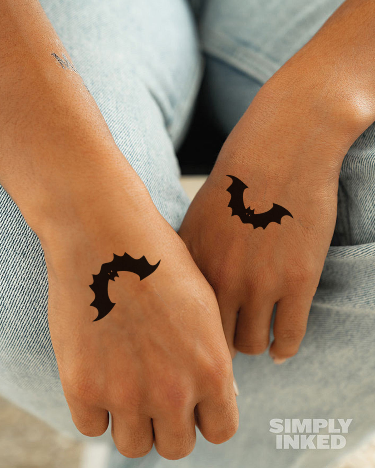Scary Bats Tattoo