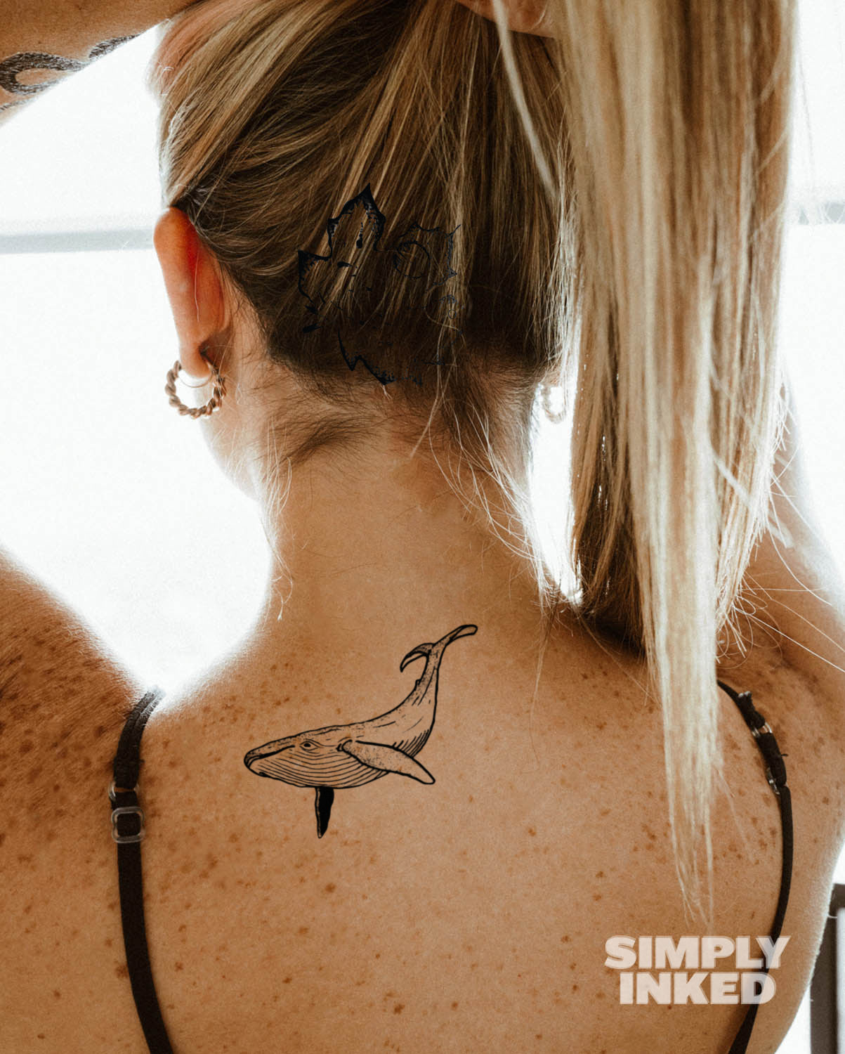 Whale Tattoo - Semi Permanent